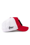 you re - gonna logolu krmz-beyaz trucker sapka