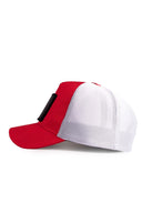 you re - gonna logolu krmz-beyaz trucker sapka