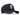 Gorra de béisbol BlackBork antracita y parche de calavera V1